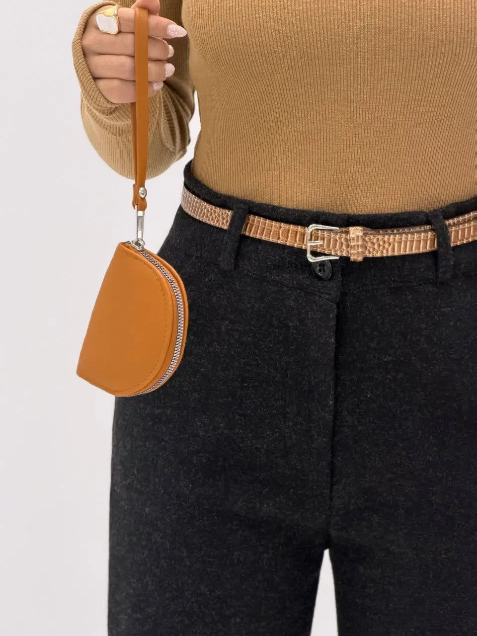 3765-شلوار فوتر واید قد 90